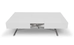 Table basse relevable Sundance Blanc Laqué
