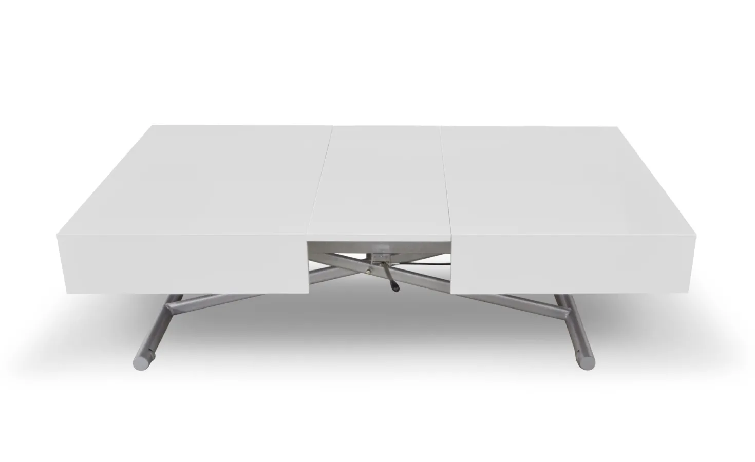 Table basse relevable Sundance Blanc Laqué