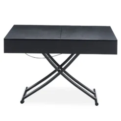 Table basse relevable Sundance Noir mat