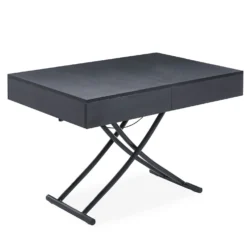 Table basse relevable Sundance Noir mat