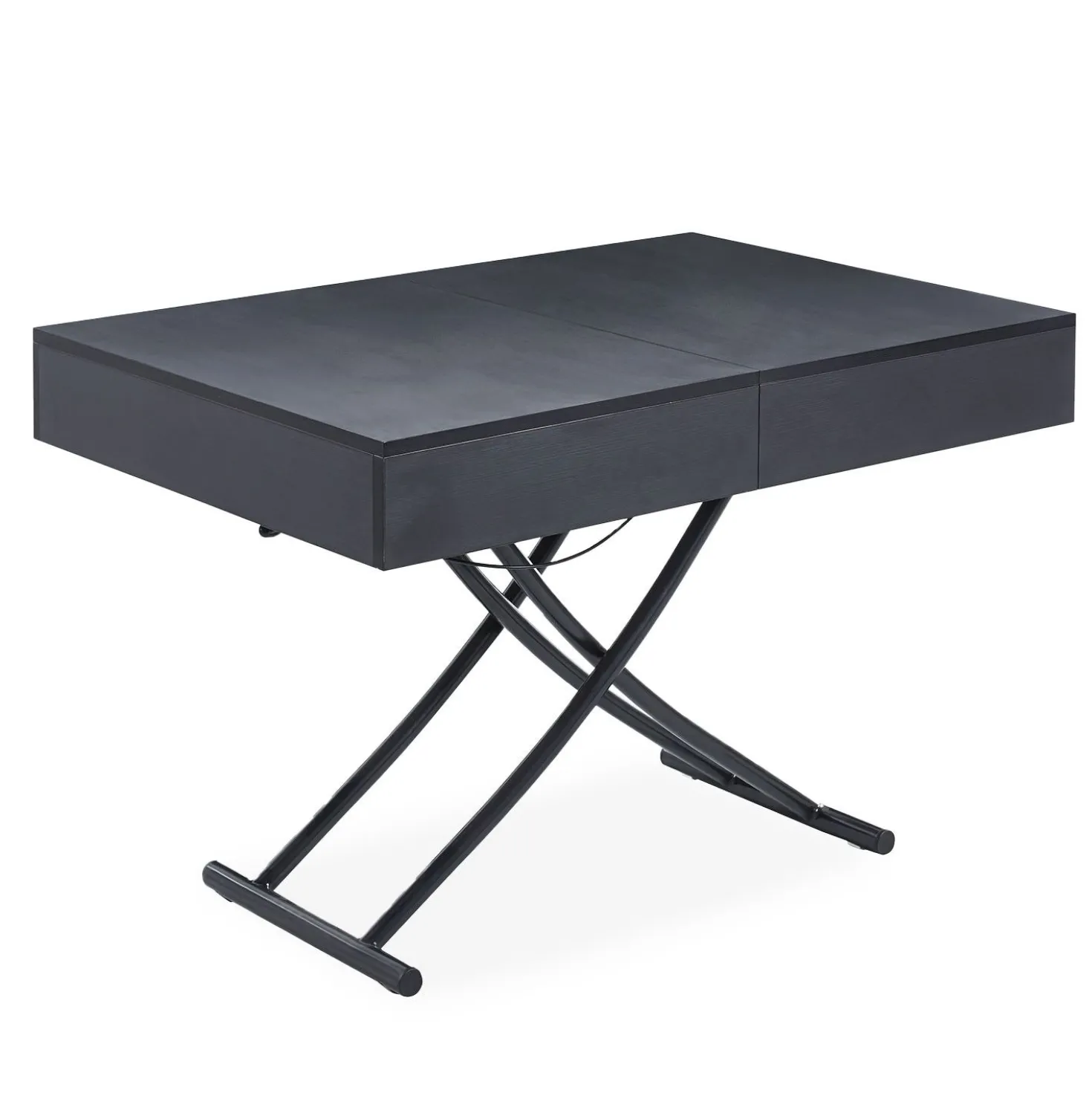 Table basse relevable Sundance Noir mat