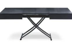 Table basse relevable Sundance Noir mat