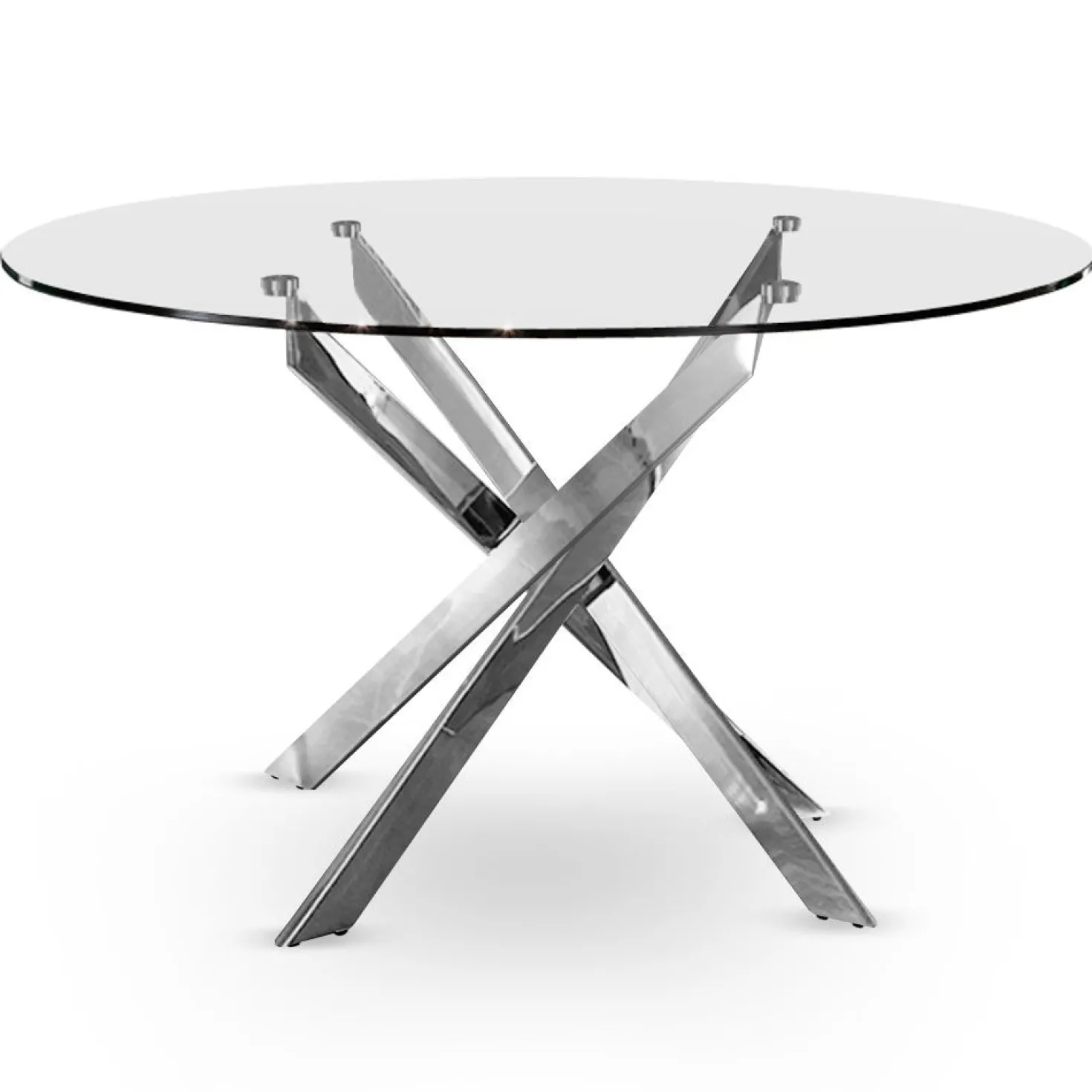 Table Croisade Chrome