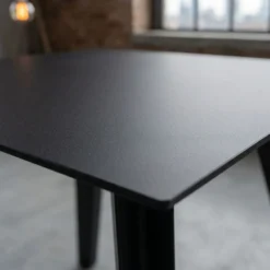 Table d'appoint carrée 40cm Bipolart Métal Noir