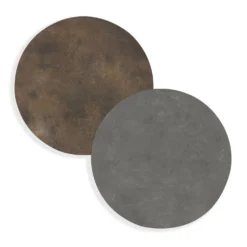 Table de chevet Wasat L44,5xH90cm Bronze et Anthracite