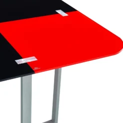 Table et chaises Mosaic 90 Rouge et Noir