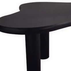 Table à manger forme nuage asymétrique L180cm VALDO Noir