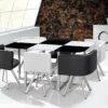 Table Mosaic XL Bicolore Noir et Blanc