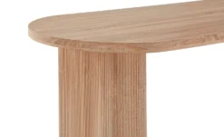 Table ovale Burundi avec pieds design style colonnes Bois Sonoma