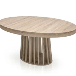 Table ovale extensible Eliza Chêne clair