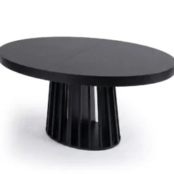 Table ovale extensible Eliza Noir