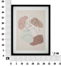 Tampon Visage M.D.F. et verre multicolore