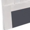 Tête de lit Arena 180 cm Velours Argent
