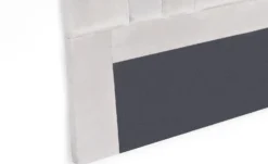 Tête de lit Arena 180 cm Velours Argent