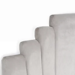 Tête de lit Arena 180 cm Velours Argent