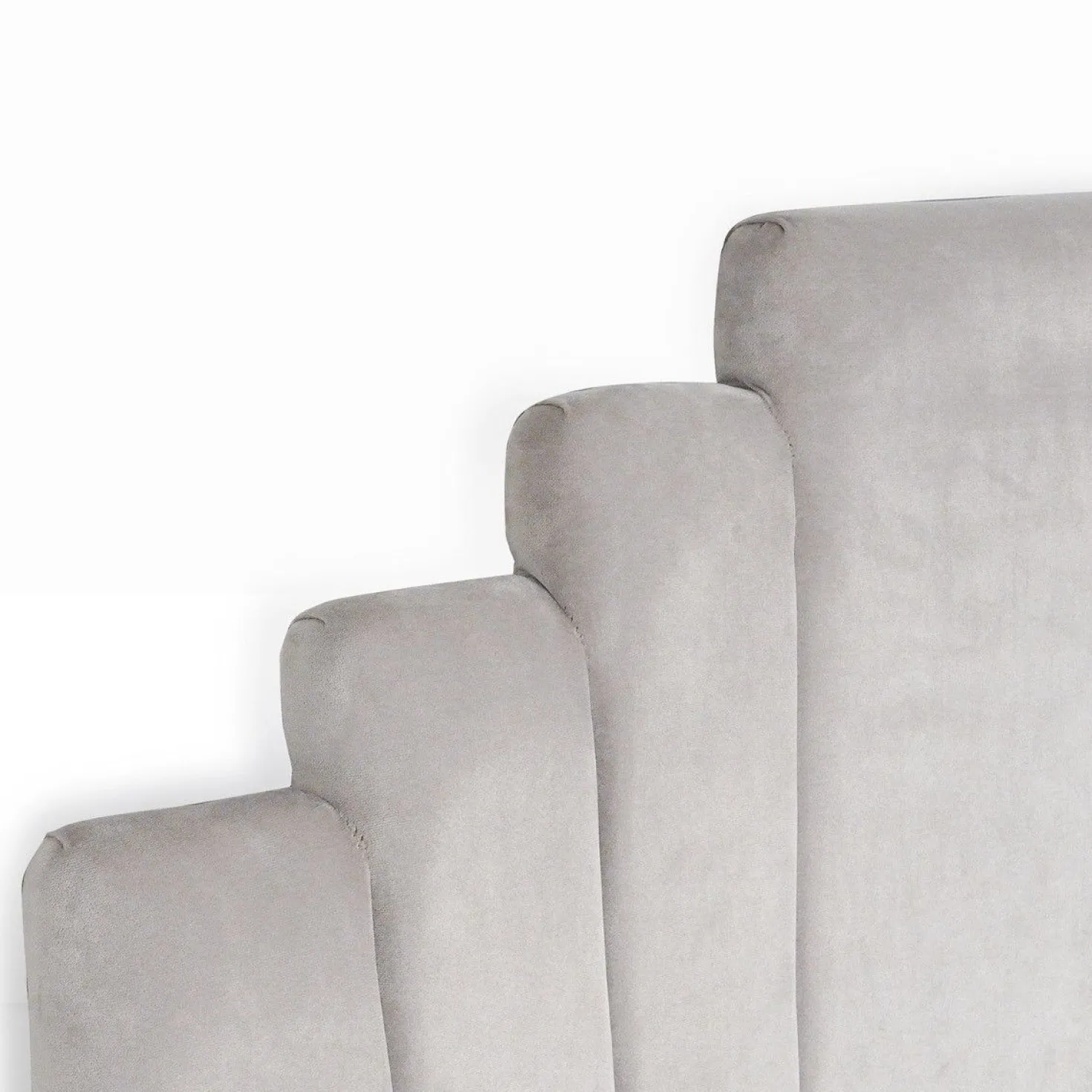 Tête de lit Arena 180 cm Velours Argent