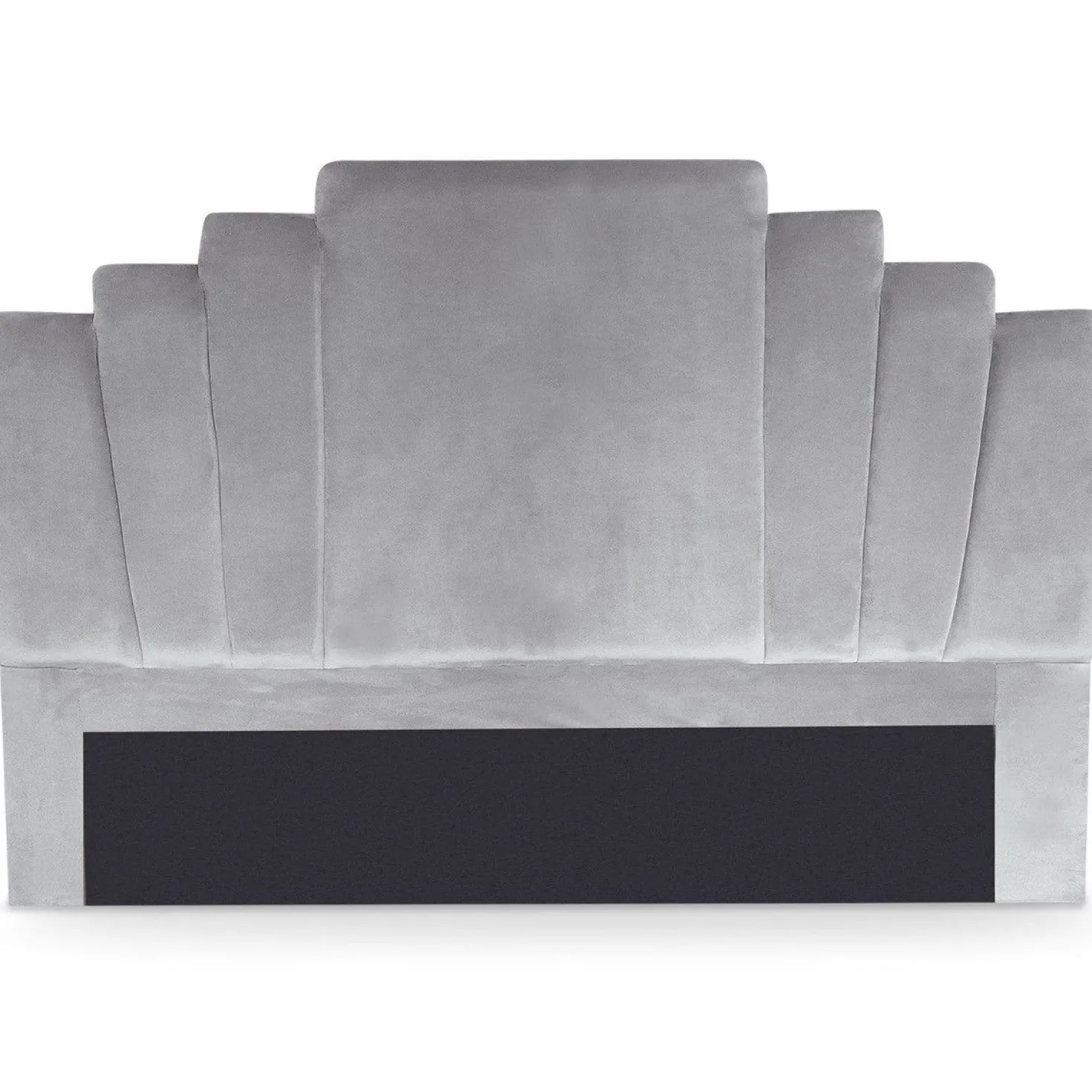 Tête de lit Arena 180 cm Velours Argent