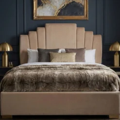 Tête de lit Arena 160 cm Velours Taupe