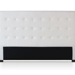 Tête de lit capitonnée Luxor 180cm Tissu bouclette Crème