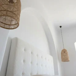 Tête de lit capitonnée Luxor 160cm Tissu bouclette Crème