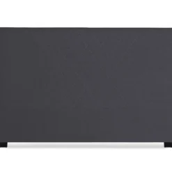 Tête de lit Diam 180cm Tissu Gris Foncé