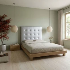 Tête de lit Luxor 90cm Argent