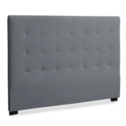 Tête de lit Luxor 160cm Tissu Gris
