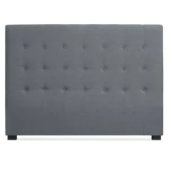 Tête de lit Luxor 160cm Tissu Gris