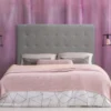 Tête de lit Luxor 140cm Tissu Taupe