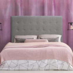 Tête de lit Luxor 140cm Tissu Taupe
