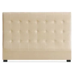Tête de lit Luxor 160cm Velours Beige