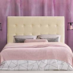 Tête de lit Luxor 160cm Velours Beige
