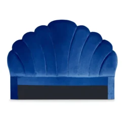 Tête de lit Mermaid 140 cm Velours Bleu