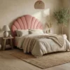 Tête de lit Mermaid 160 cm Velours Rose
