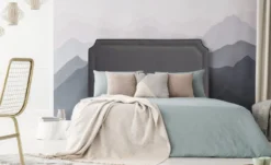 Tête de lit Milana 180cm Tissu Gris