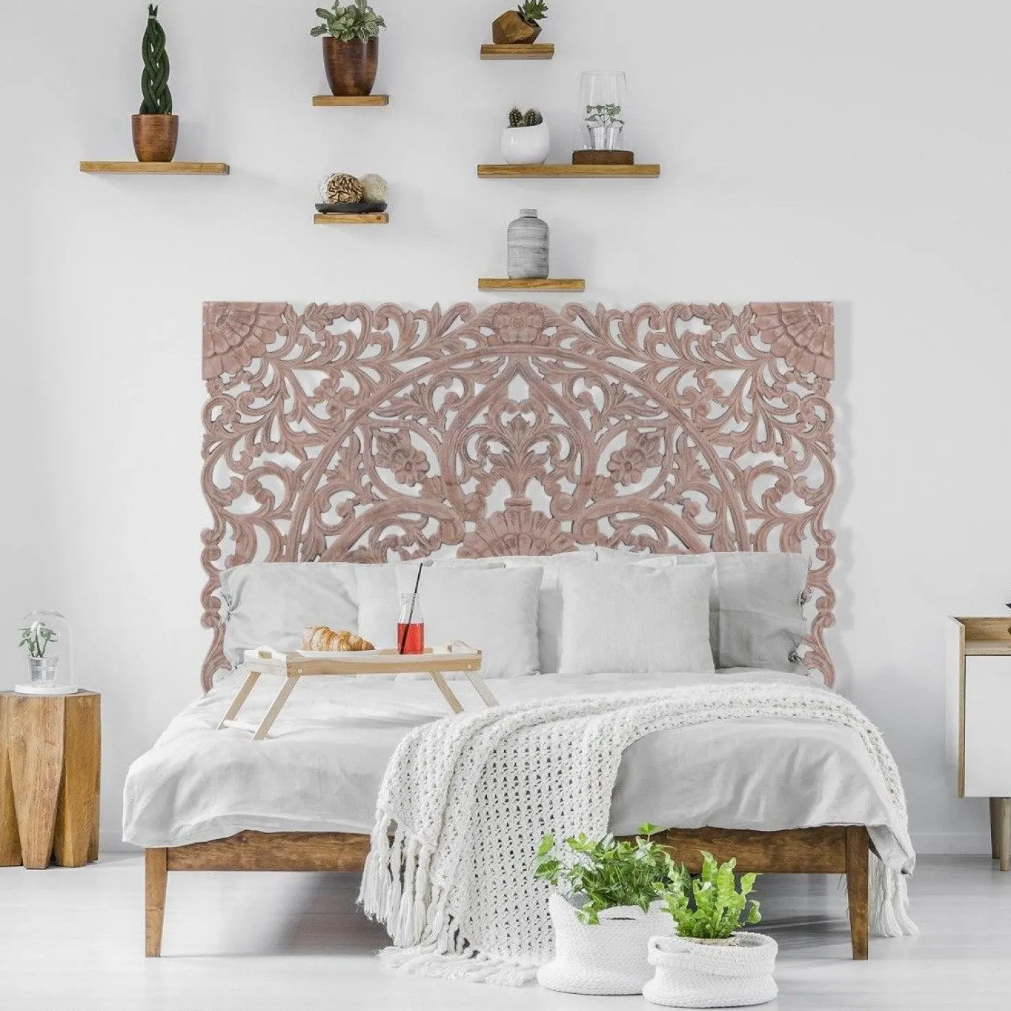 Tête de lit Serena 160cm Bois Marron