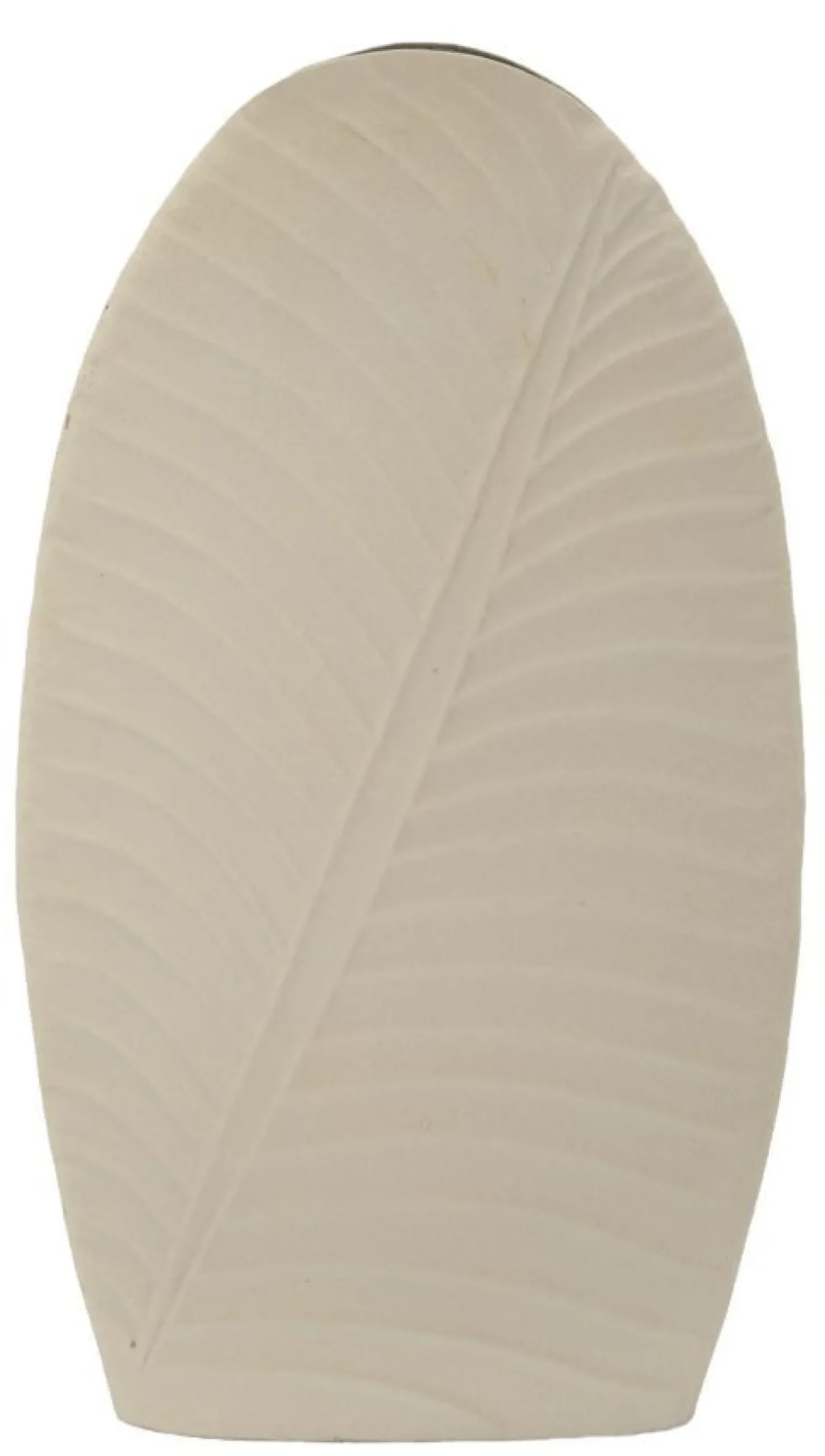 Vase décoratif élancé finition mate Dune couleur Crème