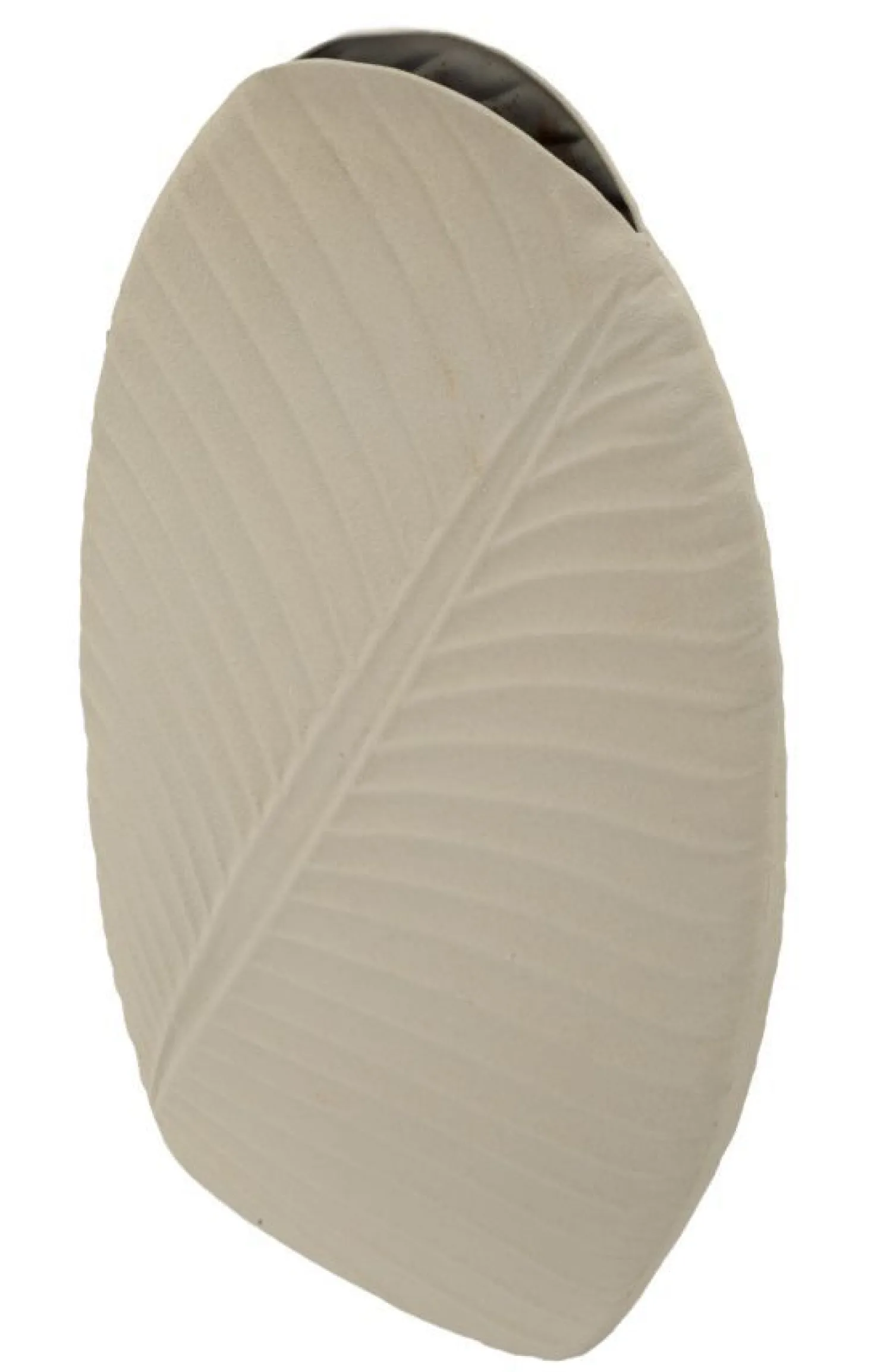 Vase décoratif élancé finition mate Dune couleur Crème