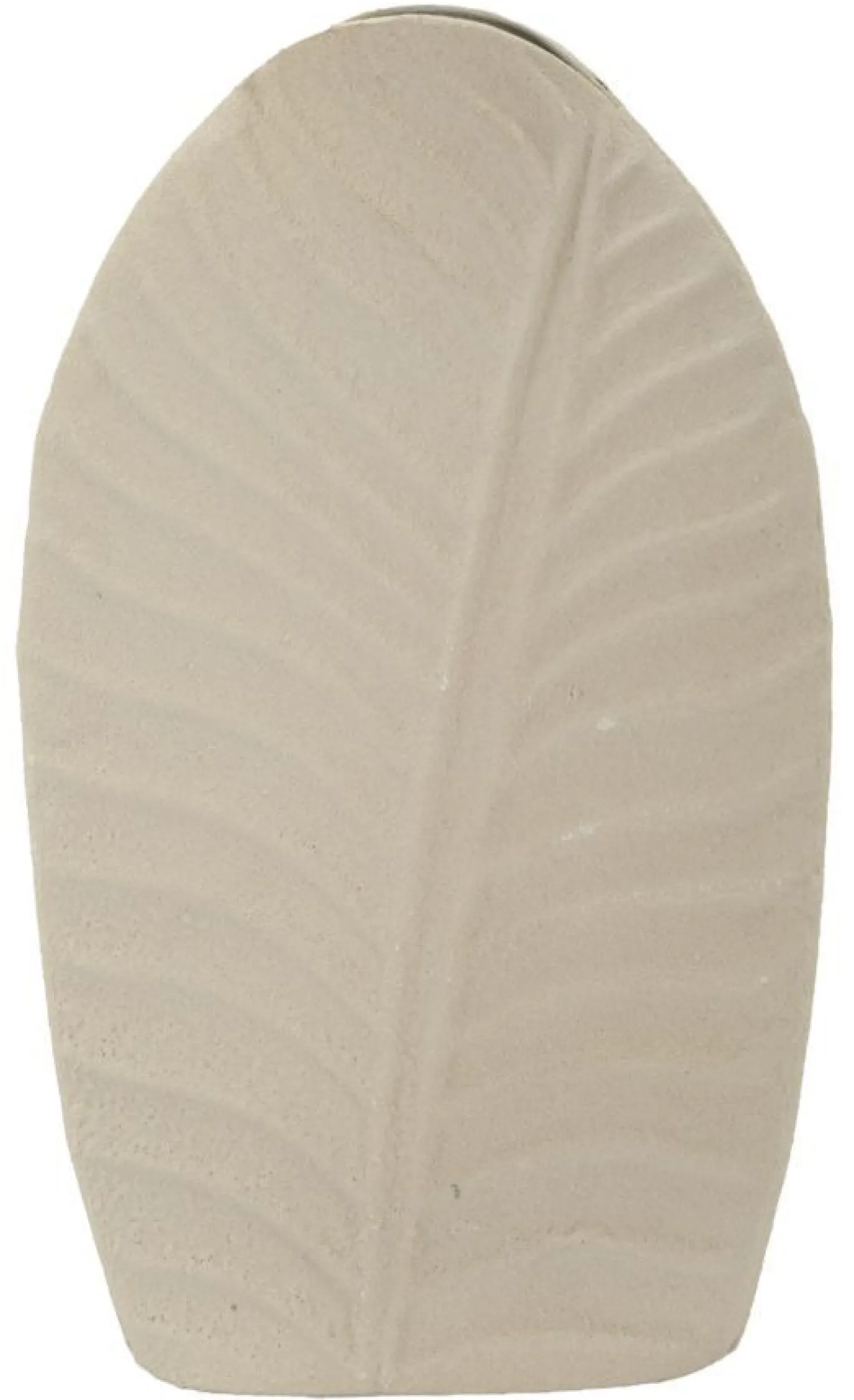 Vase Dune effet Sable surface Feuillue