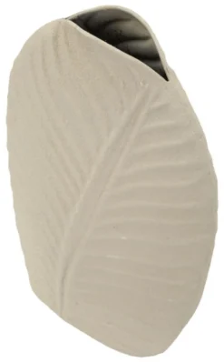 Vase Dune effet Sable surface Feuillue
