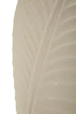Vase Dune effet Sable surface Feuillue