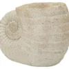 Vase en forme de coquillage sablé