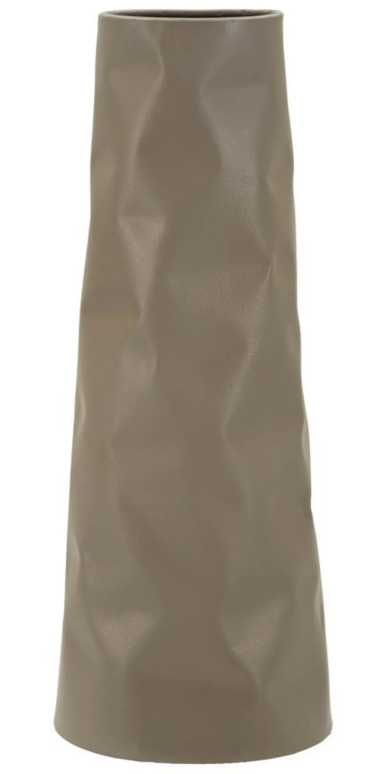 Vase moderne irrégulier Norimberga finition beige