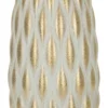 Vase Pépitas or et blanc