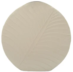 Vase rond Dune finition texturée beige