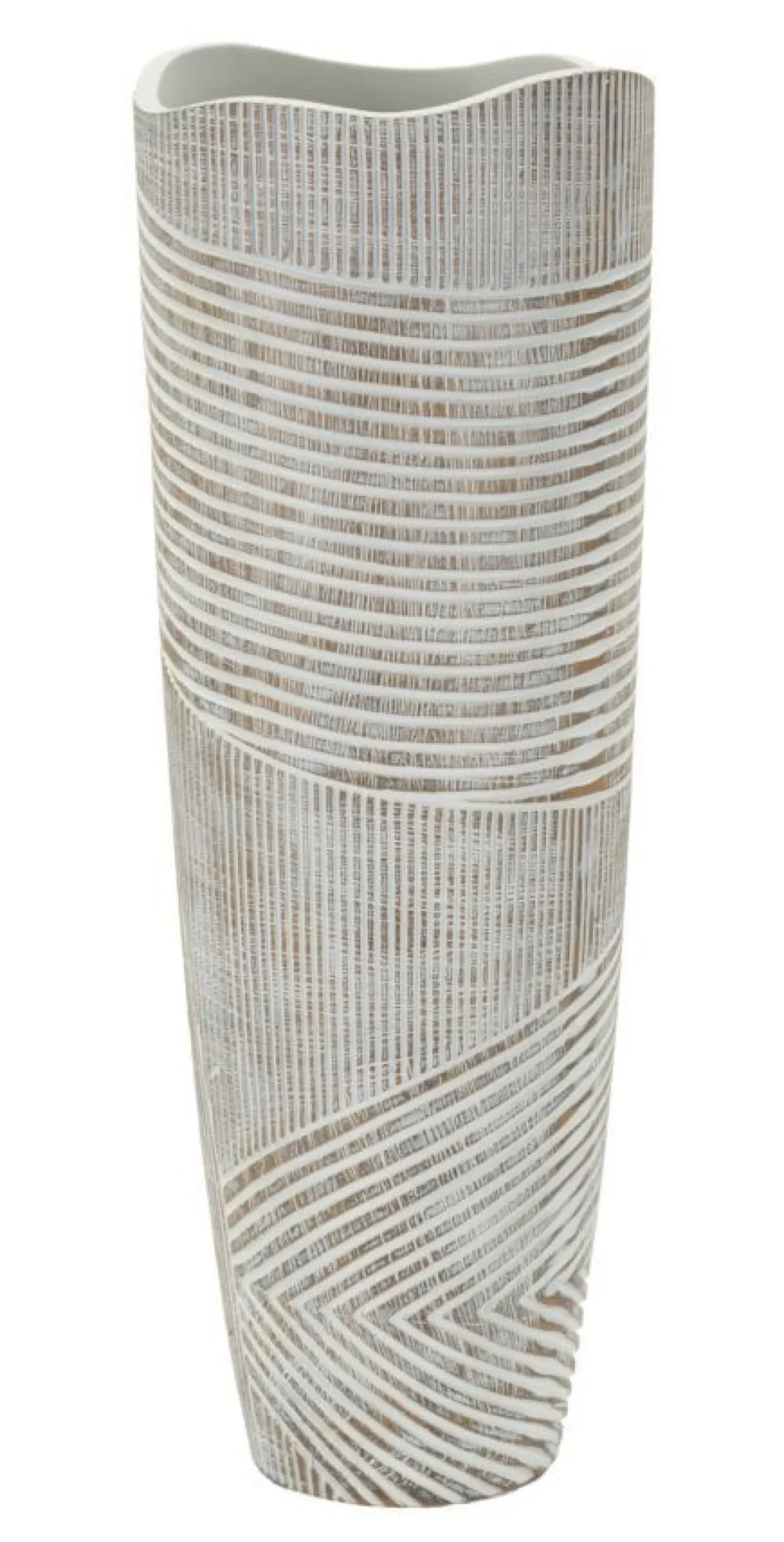 Vase Woodey Résine effet Bois