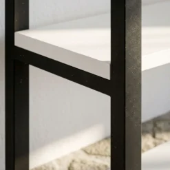Vestiaire avec étagères et patères Marcadet Blanc