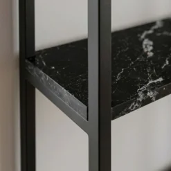 Vestiaire avec étagères et patères Marcadet Noir