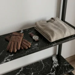 Vestiaire avec étagères et patères Marcadet Noir