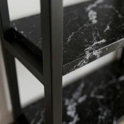 Vestiaire avec étagères et patères Marcadet Noir